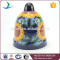 YSfp0006 Unique bell shape decorative garden stone flower pot for home